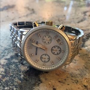 Michael Kors Two Tone Ritz Chronograph Watch